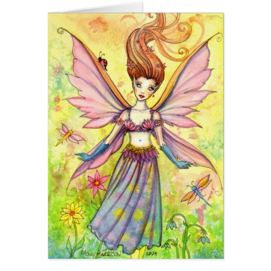 Garden Pixie Fariy Card (Front)