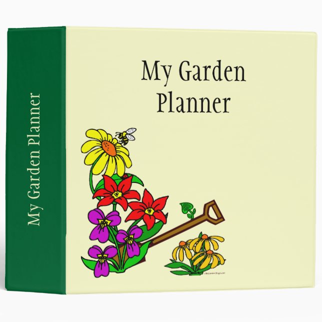 Garden Planner Customizable Binder (Front/Spine)