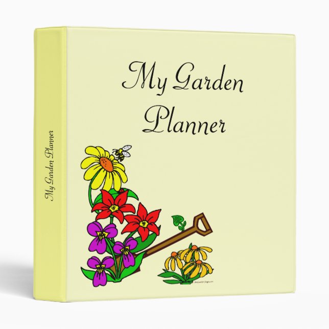 Garden Planner Customizable Binder (Front/Spine)