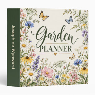 Garden Planner Flower & Gardening Organizer 3 Ring Binder