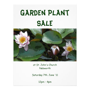 Garden Plant Sale Flyer
