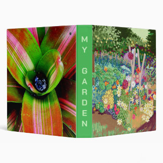 Garden plants 3 ring binder