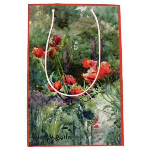 Garden Poppies by Mildred Anne Butler Medium Gift Bag