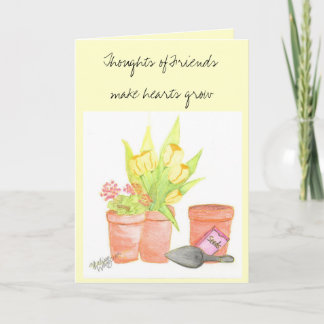 Garden Pot Greeting Card
