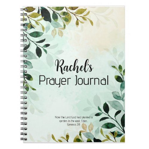 Garden Prayer Journal