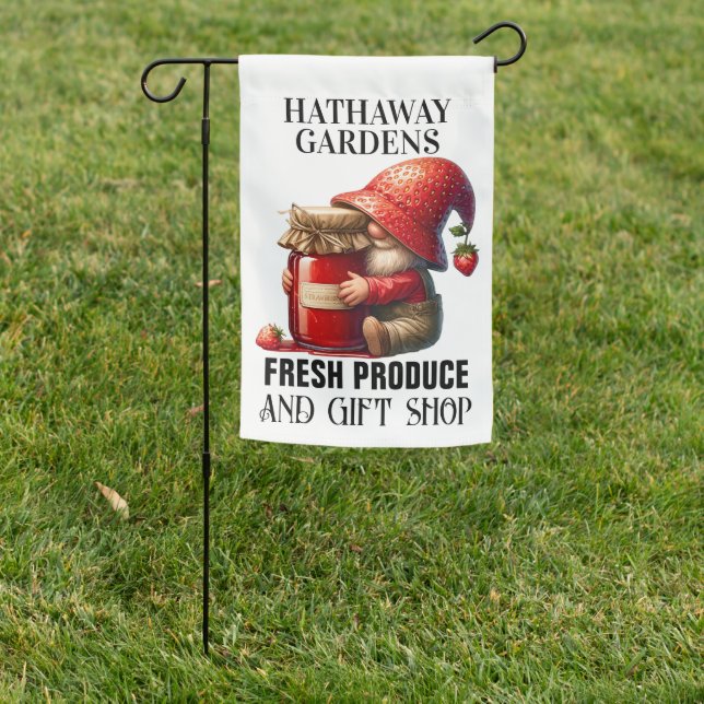 Garden Produce Stand - SEE BACK GARDEN FLAG (In SItu)