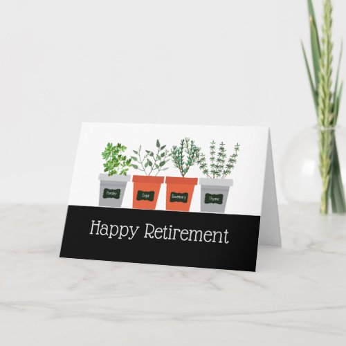 Garden Quote Never to old Retirement Humor Card
