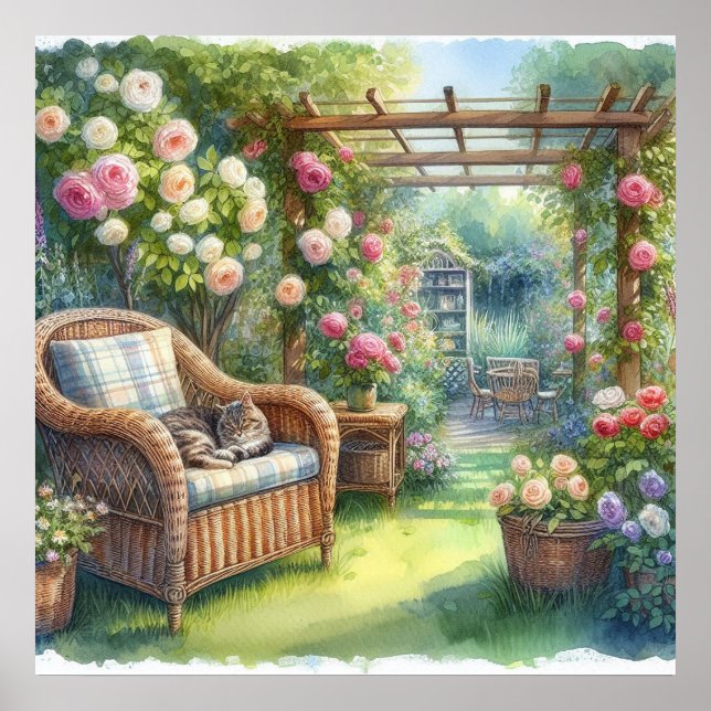 Garden Retreat Landscape 3 Poster (Front)