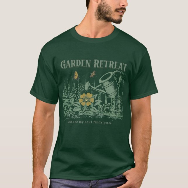 Garden Retreat – Where My Soul Finds Peace T-Shirt (Front)