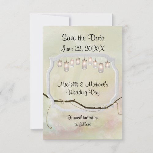 Garden Romance Save the Date