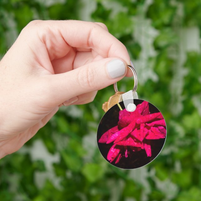 Garden Rose Keychain (Hand)