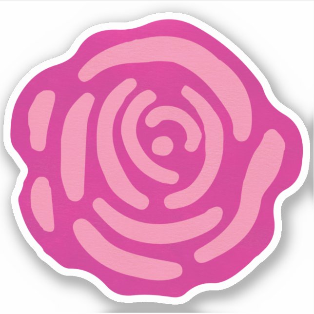 Garden Rose  Sticker (Front)