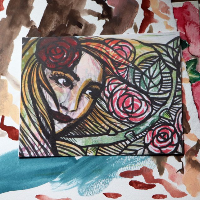 Garden Roses Goddess Rose Garden                   Postcard (Creator Uploaded)