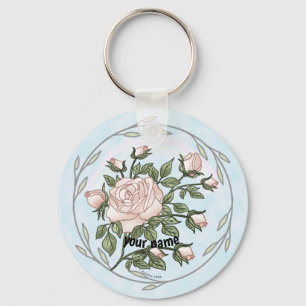 Garden roses  keychain