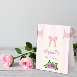 Garden Roses Pink Baby Shower Favor Boxes