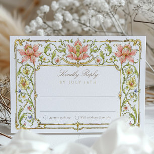 Garden RSVP Card Wedding