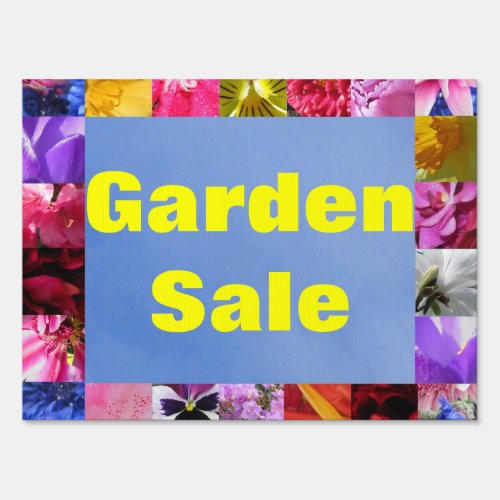 Garden Sale Yard Sign