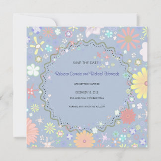 Garden -save the date cards