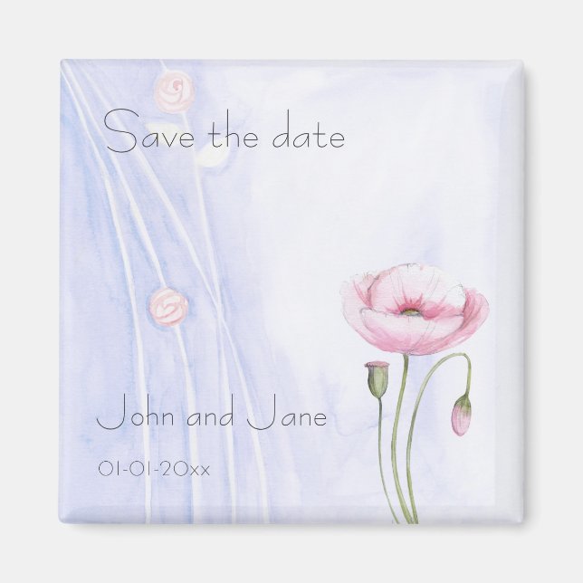 Garden Save the date Magnet (Front)