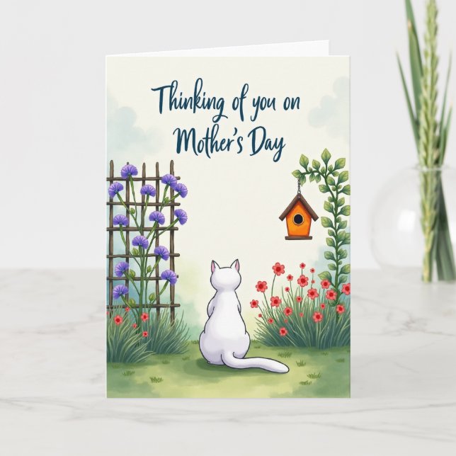 Garden Scene Mothers Day Card (Front)