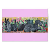 Garden Scottish Terriers (Front Horizontal)