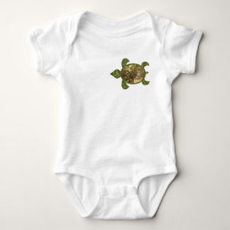 Garden Sea Turtle 2-Sided Baby Bodysuit