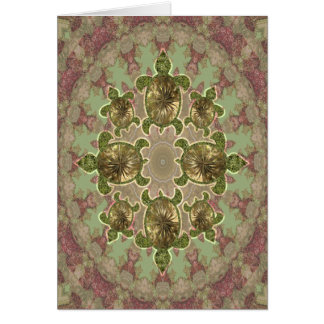 Garden Sea Turtle Pattern Cards