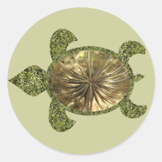Garden Sea Turtle Stickers