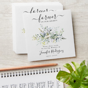 Garden Seed Packet Memorial Funeral Envelope