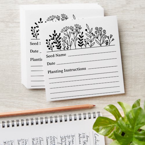 Garden Seed Saving Envelope