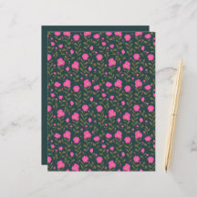 Garden Serenade Flat Paper Sheet