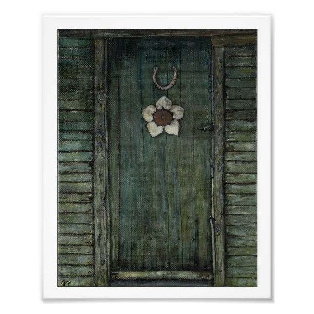 Garden shed Door Photo Print (Front)