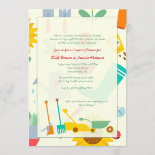 Garden Shed Invitation