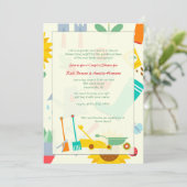 Garden Shed Invitation (Standing Front)