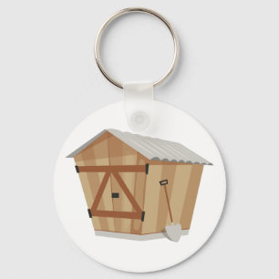 Garden Shed Keychain