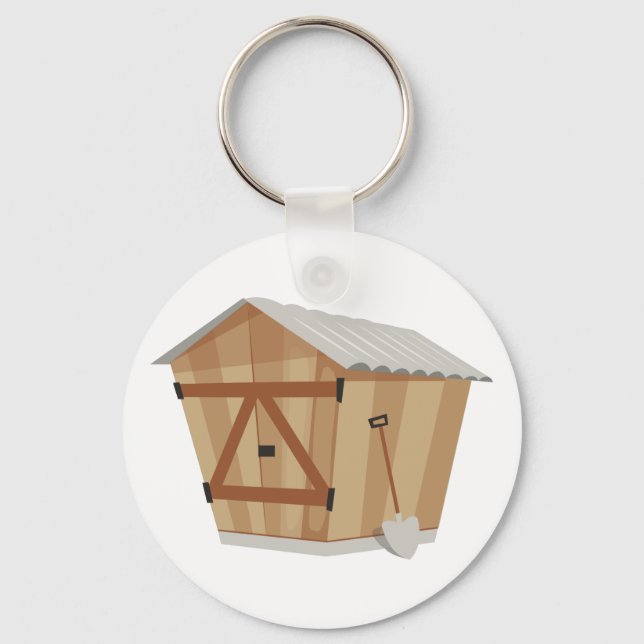 Garden Shed Keychain (Front)