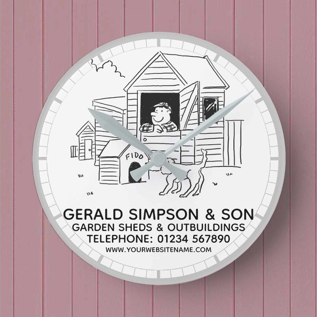 Garden Sheds, Kennels, & Outbuildings Round Clock (Creator Uploaded)