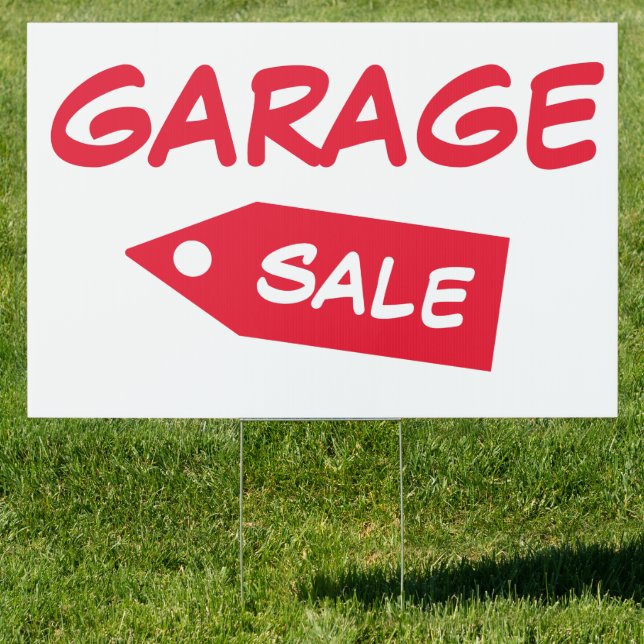 Garden Sign - Garage Sale (Insitu)