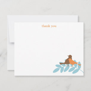 Garden Silhouettes Flat Thank You Cards