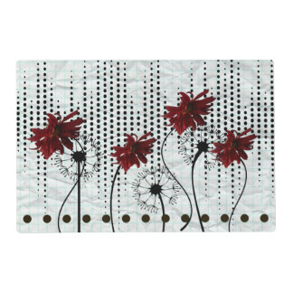 Garden sketch photo art placemat