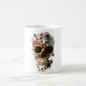 Garden Skull Light Coffee Mug by ikiiki at Zazzle