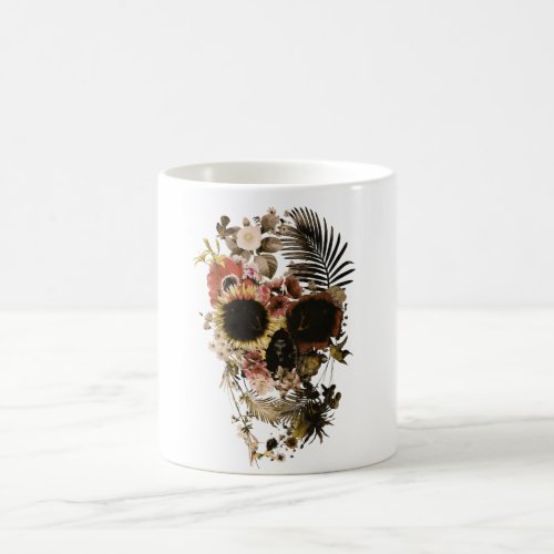 Garden Skull Light Coffee Mug
