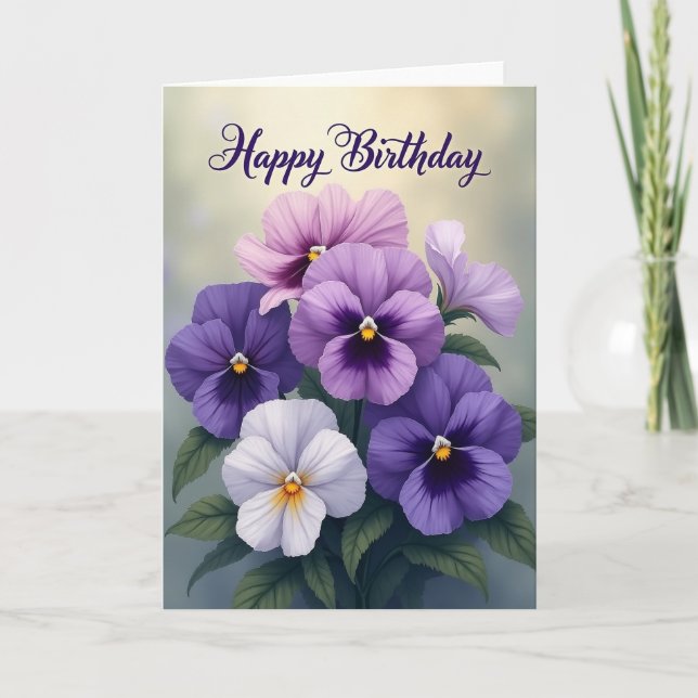 Garden Special Birthday Card (Front)