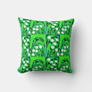 Garden spirits throw pillow