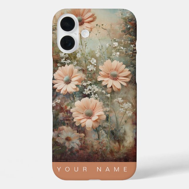 Garden Splendor Peach Case-Mate iPhone Case (Back)