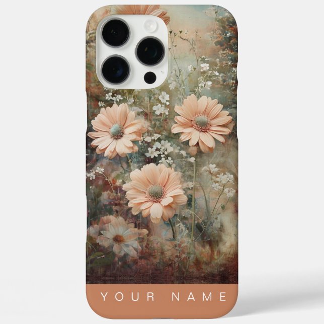 Garden Splendor Peach Case-Mate iPhone Case (Back)
