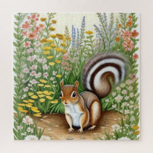 Garden Squirrel Jigsaw Puzzle