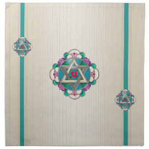 Garden Star (4 Dinner Napkins) Cloth Napkin