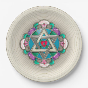 Garden Star Paper Plates
