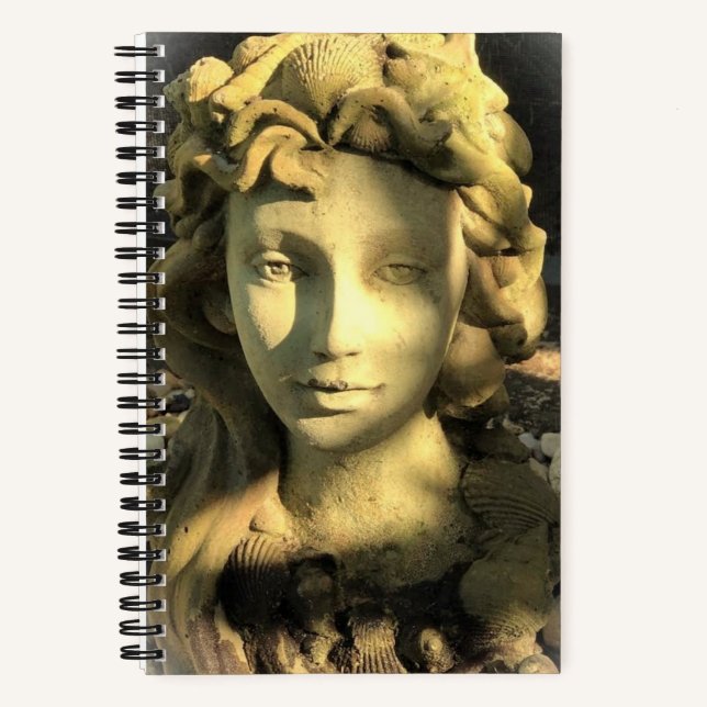 Garden Statue Hard Cover Notebook (Front)